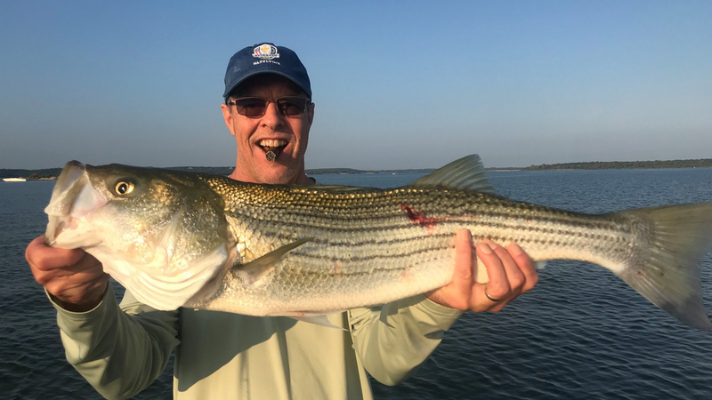 Lake Texoma Striper Fishing Tips-September Topwater